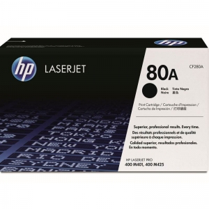 惠普(HP) CF280A 黑色硒鼓 80A（适用HP LaserJetPro 400 M401系列 和400 M425 MFP系列）