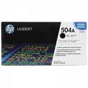 惠普（HP）CE250A 黑色硒鼓 504A（适用HP Color LaserJet CP3525 3525n 3525dn）