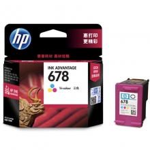 惠普（HP）CZ108AA 彩色墨盒 678（适用HP Deskjet1018 2515 1518 4648 3515 2548 2648 3548 4518）