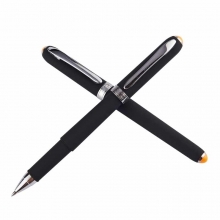 宝克（BAOKE）PC2218 大容量中性笔/磨砂杆商务签名笔（替芯PS2210）0.7mm 12支/盒 黑色
