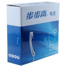 步步高（BBK）HCD6033 有绳固定座机电话 来电显示/免提通话/大按键/圆润复古造型 白色