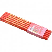 中华（GHUNG HWA）536 五星特种铅笔/彩色铅笔/玻璃笔/石材笔 红色 10支装